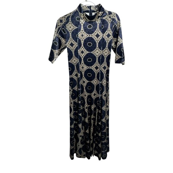 Sea New York Hana Velvet maxi dress size small Dark blue size small NWT - Picture 10 of 10